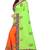 Green Embroidered Art Silk Saree With Blouse