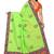 Green Embroidered Art Silk Saree With Blouse