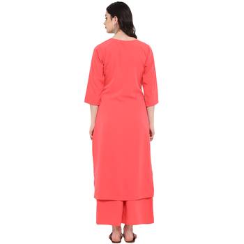 Multi Color Digital Print Straight crepe Kurta 3
