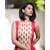 Red Cotton Aline Dress