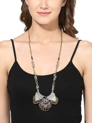Zerokaata Pablo Traditional Long Beaded Fashion Necklace 1