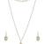 Zerokaata Minimalist Gold Plated Subtle Hints Fashion Necklace Set