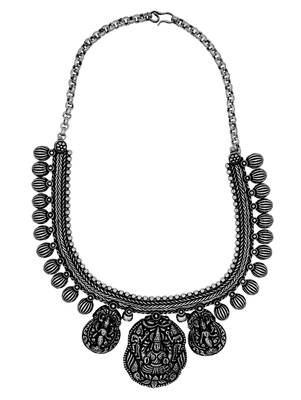 Zerokaata Chunky Pendant Tribal Style Fashion Necklace 1