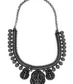 Zerokaata Chunky Pendant Tribal Style Fashion Necklace