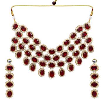 Maroon Necklace Sets 1