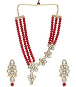 Red necklace-sets