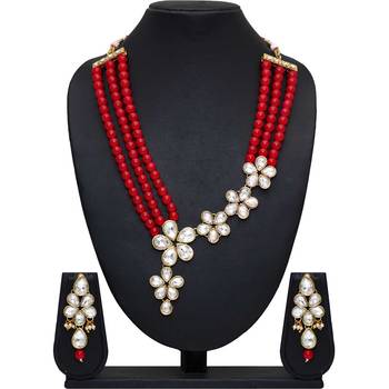 Red necklace-sets 3