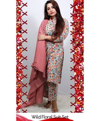 Wild Floral Suit Set 5