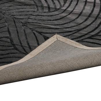 PEQURA Grey Viscose Abstract Patterned Tufted Stencil Carpet 2