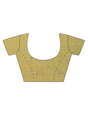 CLASSICATE from the house of The Chennai Silks Women's Mustard Traditional Pure Silk Saree With Blouse 3