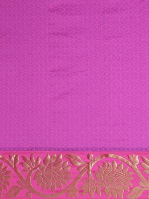 CLASSICATE from the house of The Chennai Silks Women's Purple Traditional Pure Silk Saree With Blouse 2