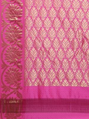 CLASSICATE from the house of The Chennai Silks Women's Purple Traditional Pure Silk Saree With Blouse 3