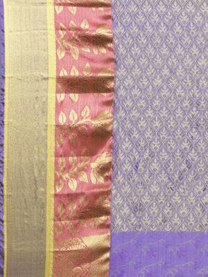 CLASSICATE from the house of The Chennai Silks Women's Yellow Pure Dharmavaram Silk Saree With Blouse 2