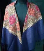 Multicolor Heavy Jaal Shawl