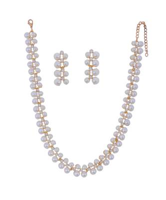 Pearl Diamond Delicate Cute Neckline For Party Outfit 1