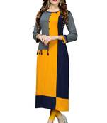 Women'S Multi Color Cotton Designer Kurti