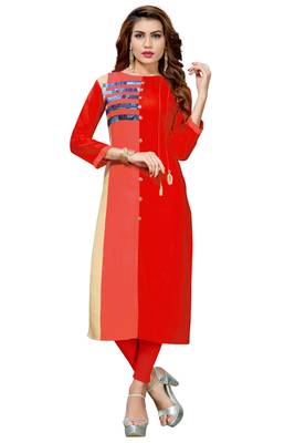Women'S Multi Color Cotton Designer Kurti 1