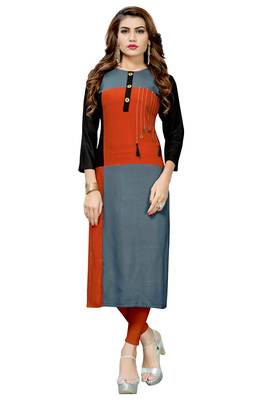 Women'S Multi Color Cotton Designer Kurti 1
