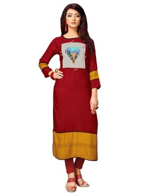 Women'S Multi Color Cotton Designer Kurti 1