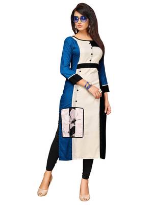 Women'S Multi Color Cotton Designer Kurti 1