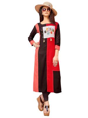 Women'S Multi Color Cotton Designer Kurti 1