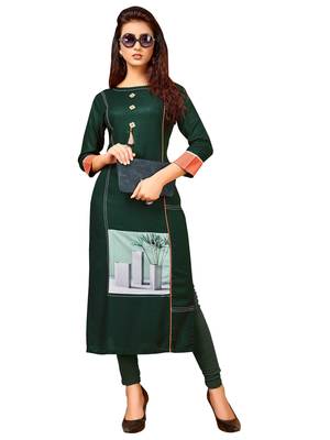 Women'S Multi Color Cotton Designer Kurti 1