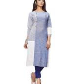 Women'S Multi Color Khadi Cotton Designer Kurti