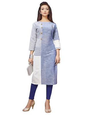 Women'S Multi Color Khadi Cotton Designer Kurti 2