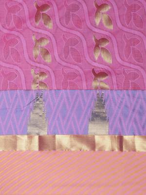CLASSICATE from the house of The Chennai Silks Women's Violet Pure Dharmavaram Silk Saree With Blouse 2