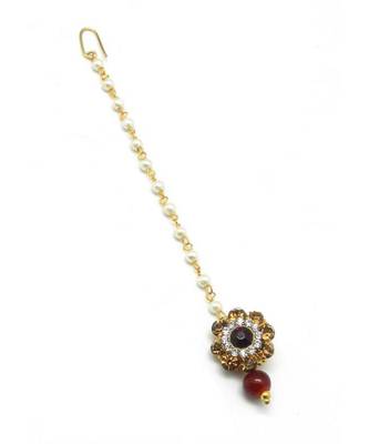 Gold Plated Maang Tikka For Women And Girls 1