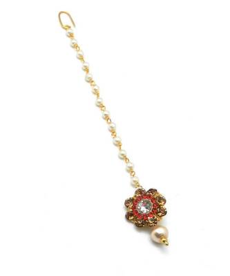Gold Plated Maang Tikka For Women And Girls 1