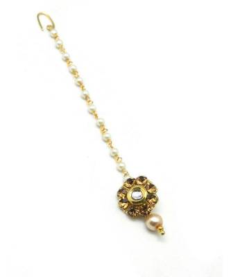 Gold Plated Maang Tikka For Women And Girls 2