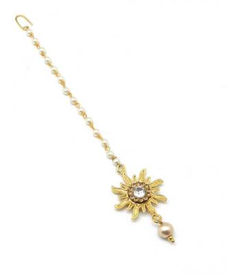 Gold Plated Maang Tikka For Women And Girls 1