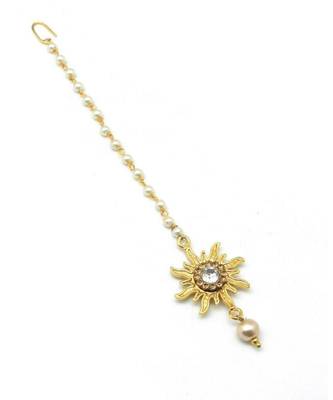 Gold Plated Maang Tikka For Women And Girls 2