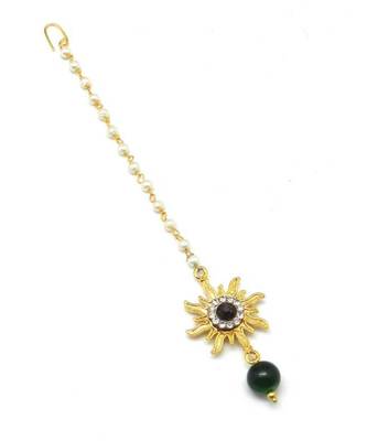 Gold Plated Maang Tikka For Women And Girls 2