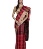 CLASSICATE from the house of The Chennai Silks Women's Multicolor Pure Kanchipuram Soft Silk Saree With Blouse