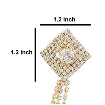 White crystal brooch 3