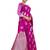 Pink Color Art Silk Silver Zari work Saree With Blouse Peice 