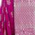 Pink Color Art Silk Silver Zari work Saree With Blouse Peice 