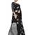 Black Color Art Silk Silver Zari work Saree With Blouse Peice 