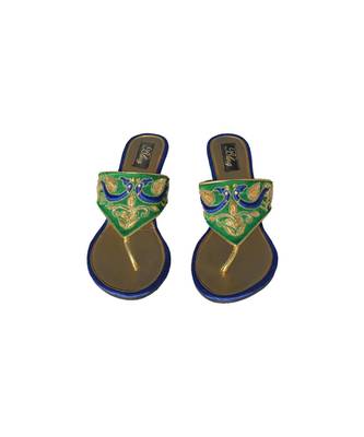 zardosi motif wedges 1