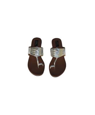 silver box heel kolhapuri 1