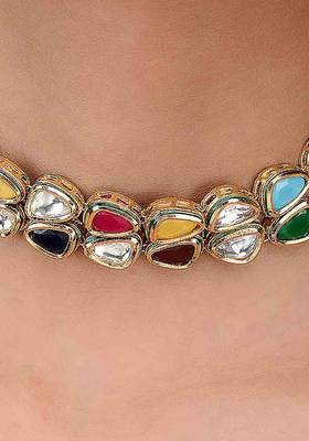 Navrattan Polki Choker 2