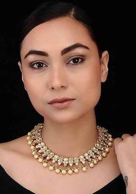 Polki And Pearls Choker 1