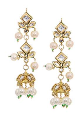 Kundan And Pearls Jhumki 2