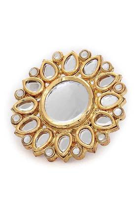 Polki Floral Cocktail Ring 2