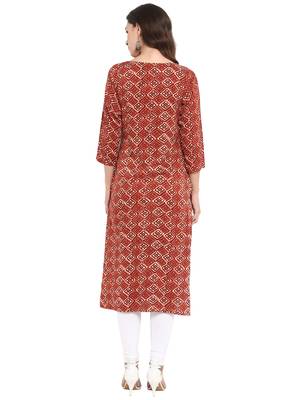Multicolor printed rayon kurtas and kurtis 3