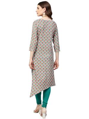 Multicolor printed rayon kurtas and kurtis 4