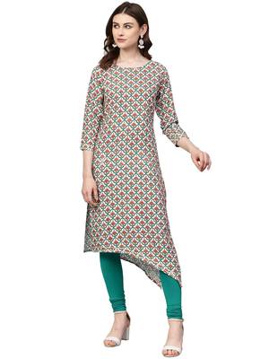 Multicolor printed rayon kurtas and kurtis 5