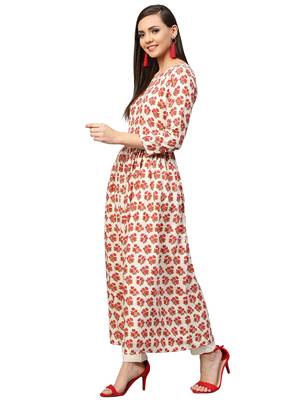 Multicolor printed rayon kurtas and kurtis 3